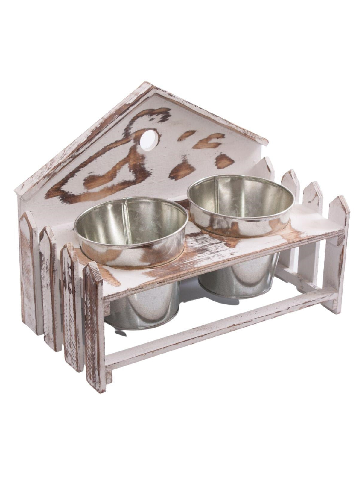 Portavaso in abete, 34X18X26 cm (kit da 3)