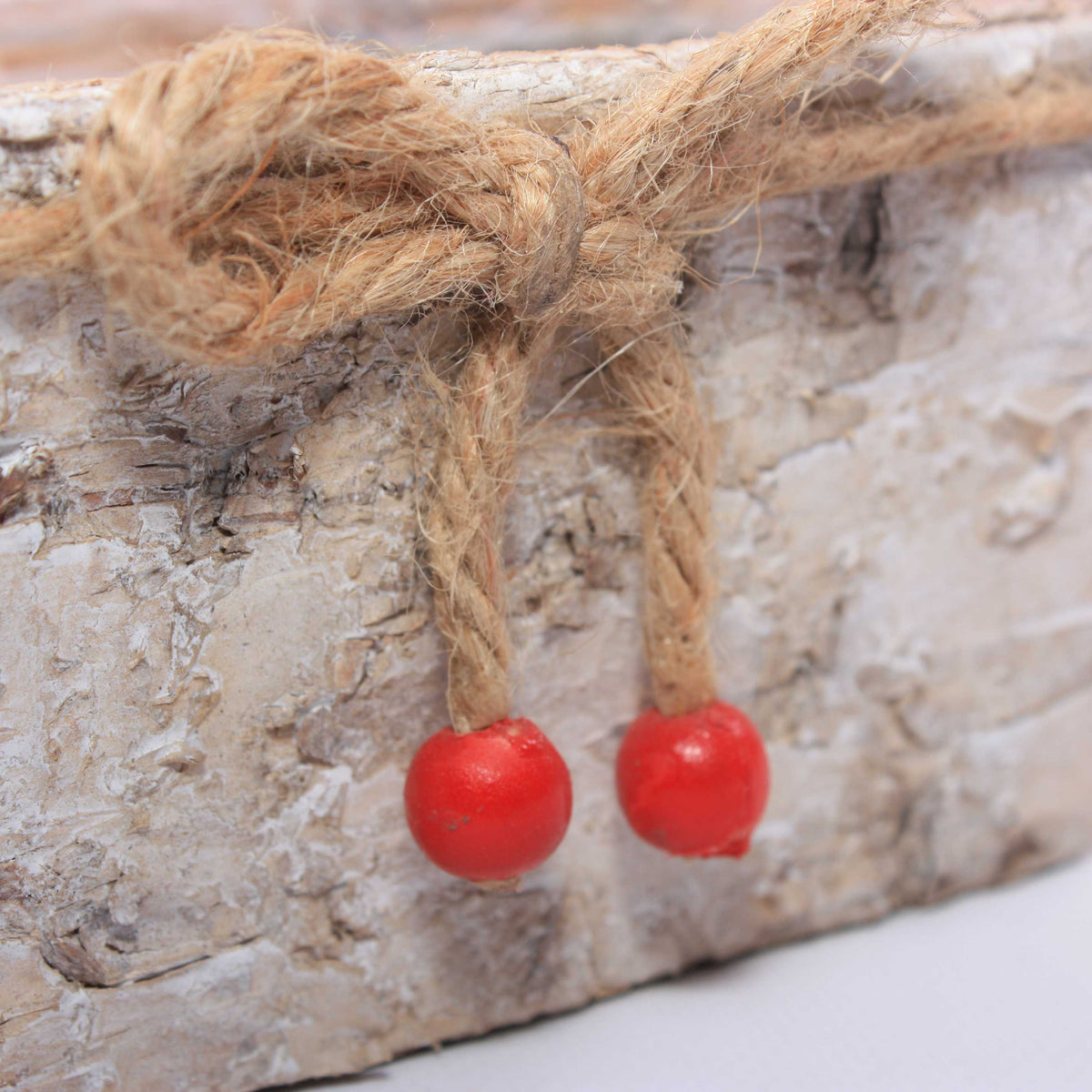 Vaschetta in corteccia e juta, 17,5x9H8 cm (kit da 10)