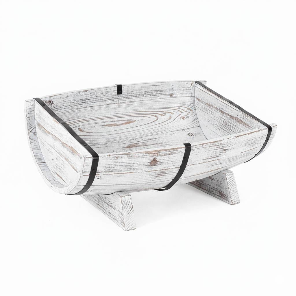 Mezzabotte abete sbiancato, 50x34x21 cm