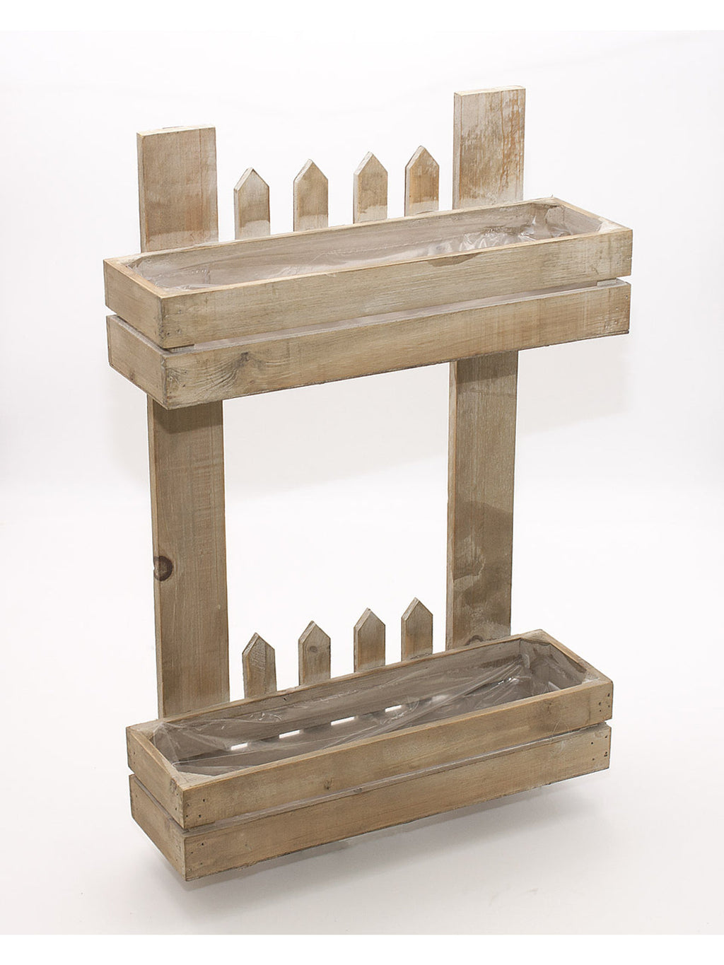 Vaso portavaso in legno da parete, 36X11,5H55 cm