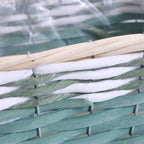 Set di 3 portavasi in vimini e carta, 30x23H15 cm (kit da 3)