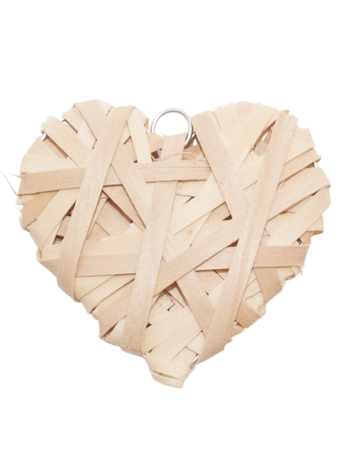 Decorazione cuore intrecciato H10 in confezione da 6 (kit da 5)