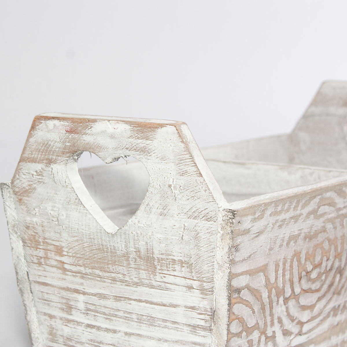 Cassetta per fiori in legno di abete, 28x13H10 cm (kit da 5)