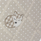 Bacheca in stoffa con decorazione volpe, 43H40 cm (kit da 3)