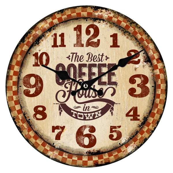 Orologio mdf "Coffee House", Ø 34 cm