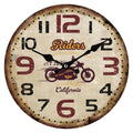 Orologio in mdf "Riders", Ø34 cm