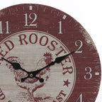 Orologio da parete Red Rooster, Ø34 cm (kit da 3)