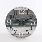 Orologio da parete in legno, Ø34 cm (kit da 3)