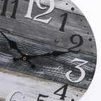 Orologio da parete in legno, Ø34 cm (kit da 3)
