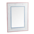 Specchio rettangolare con cornice in abete, 60H80 cm