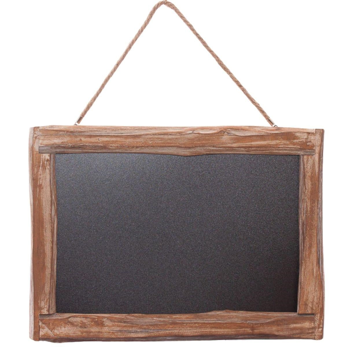 Lavagna da muro in legno di abete, 68H49 cm