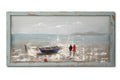 Quadro dipinto mare, 50x100 cm