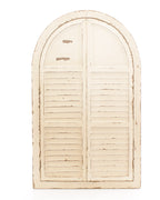 Specchio a finestra a 2 ante in legno di abete, 60x100 cm