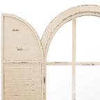 Specchio a finestra a 2 ante in legno di abete, 60x100 cm