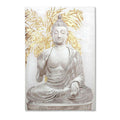 Quadro dipinto con Buddha, 80x120 cm