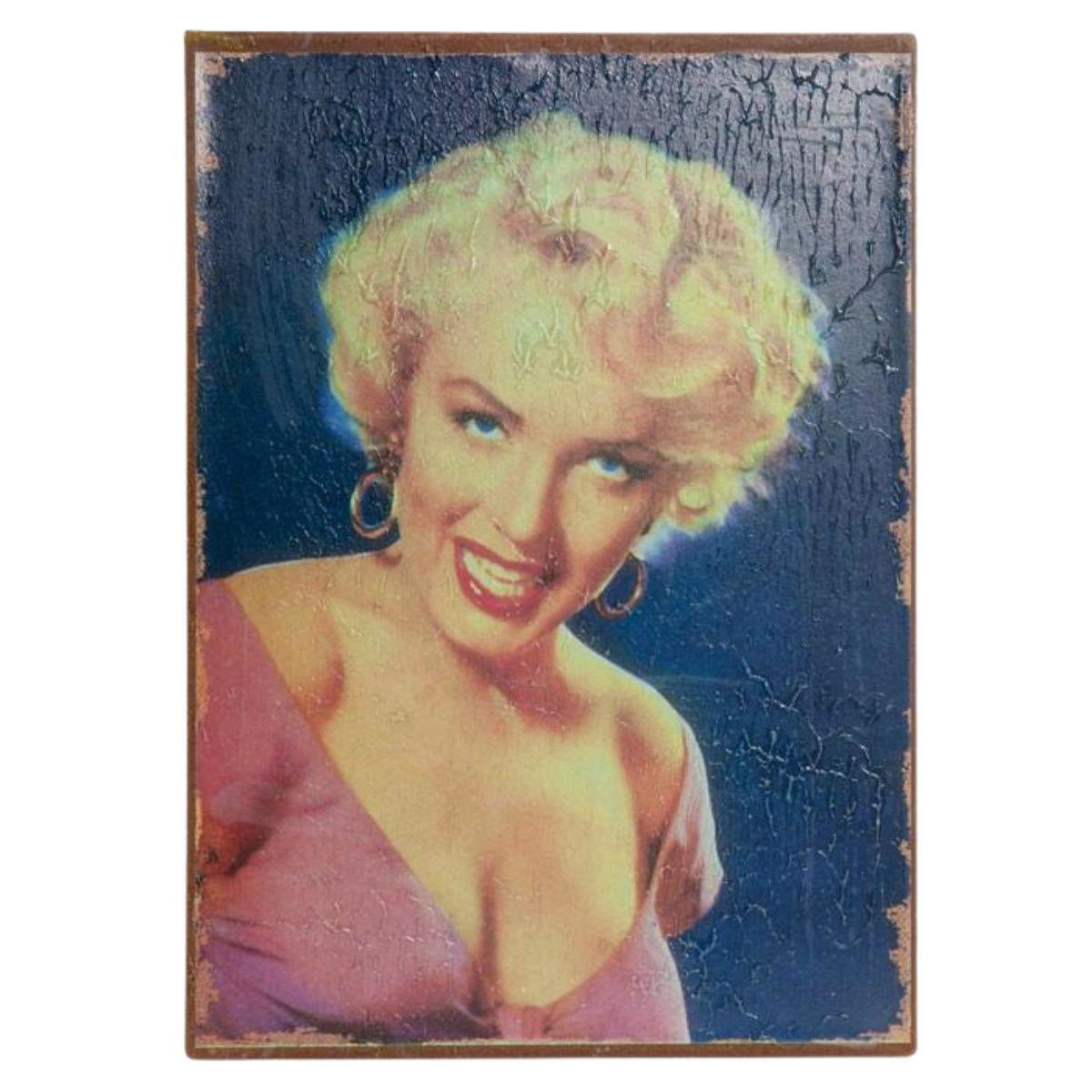 Targa in metallo Marilyn, 26x35 cm (kit da 10)