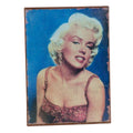 Targa in metallo Marilyn, 26x35 cm (kit da 10)