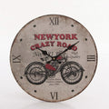 Orologio in MDF New York, Ø34 cm (kit da 5)