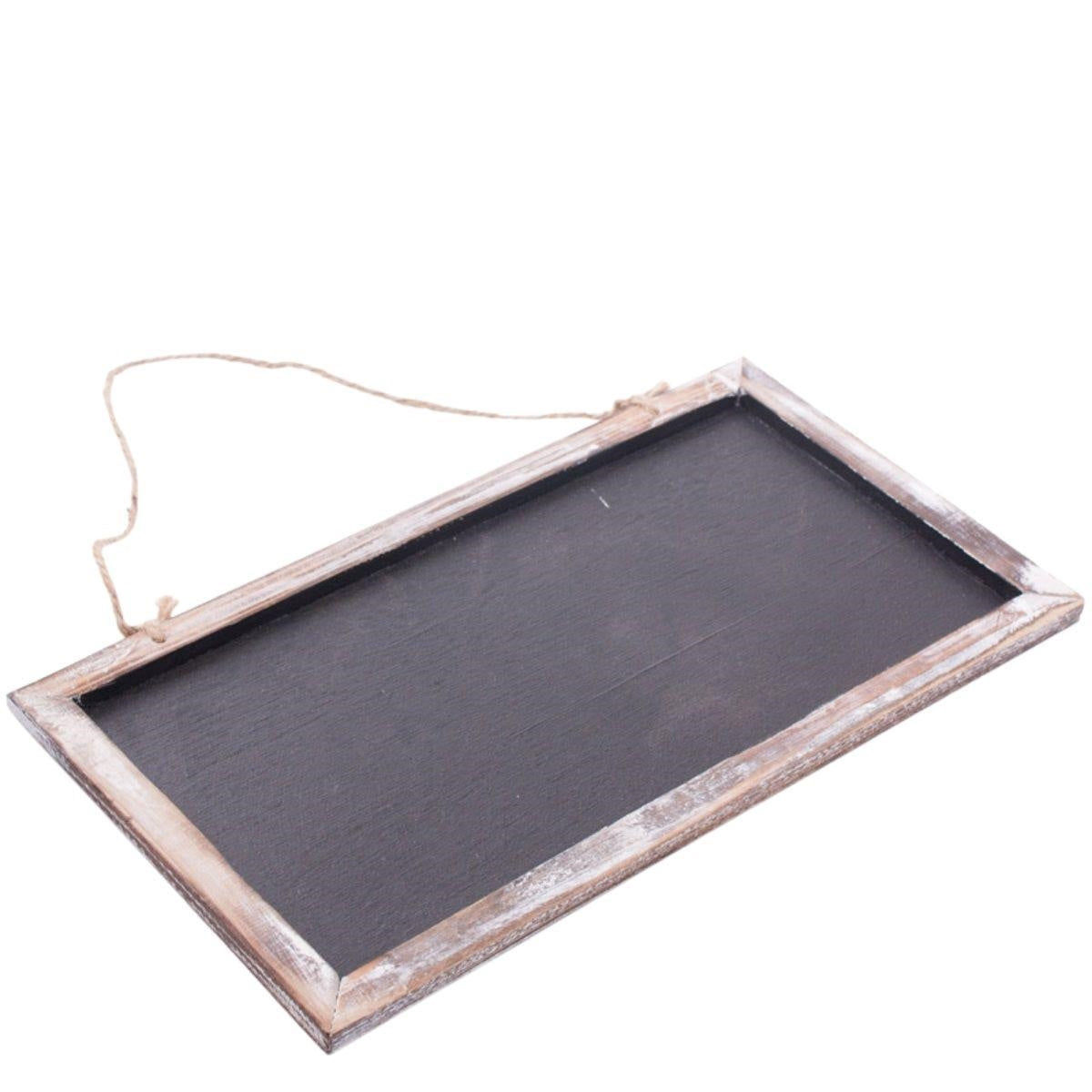 Lavagna da parete in legno di abete, 40H22 cm (kit da 5)