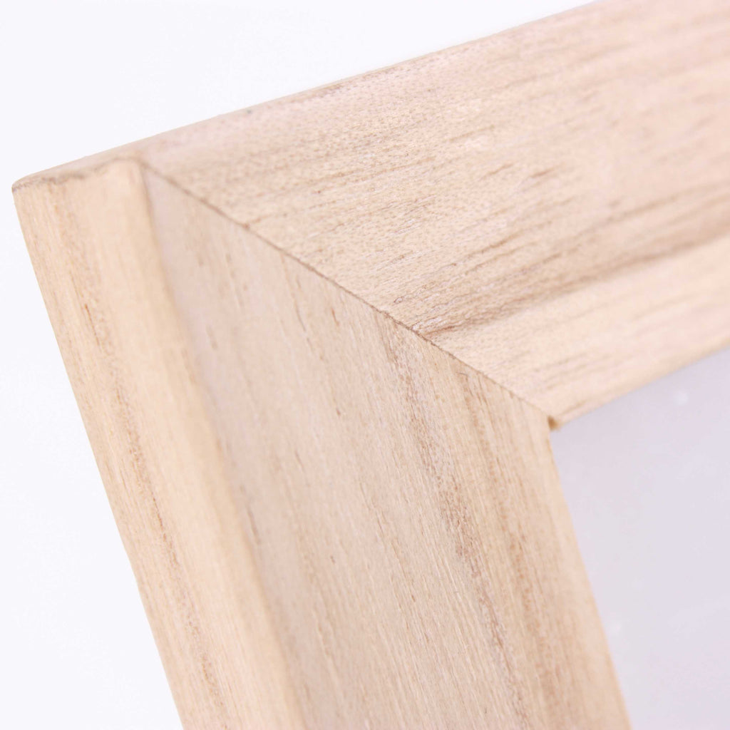 Portafoto in legno per decoupage, 20x25 cm (kit da 10)