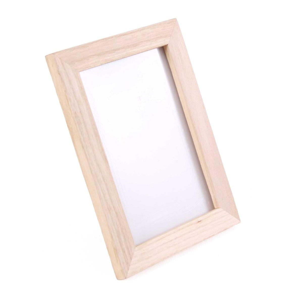 Portafoto in legno per decoupage, 17x22 cm (kit da 10)