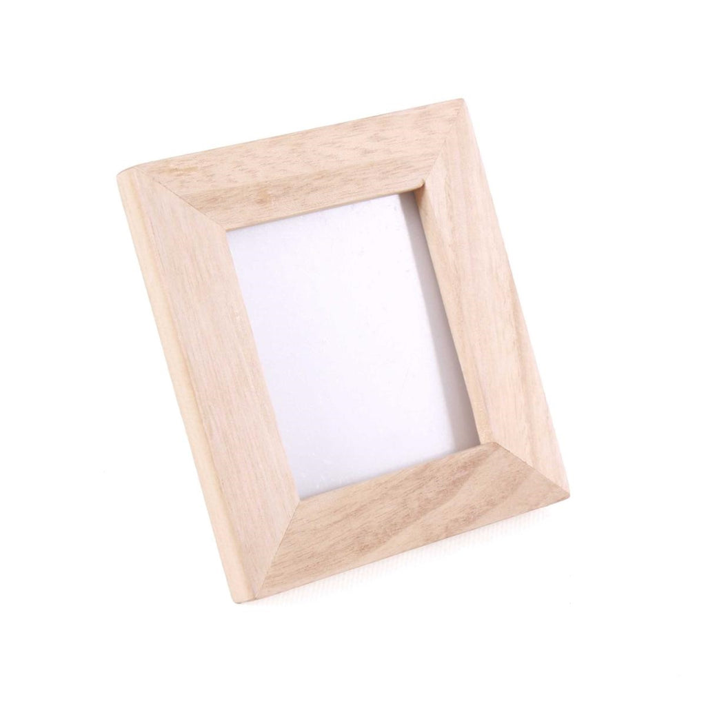 Portafoto in legno per decoupage, 12x13 cm (kit da 10)