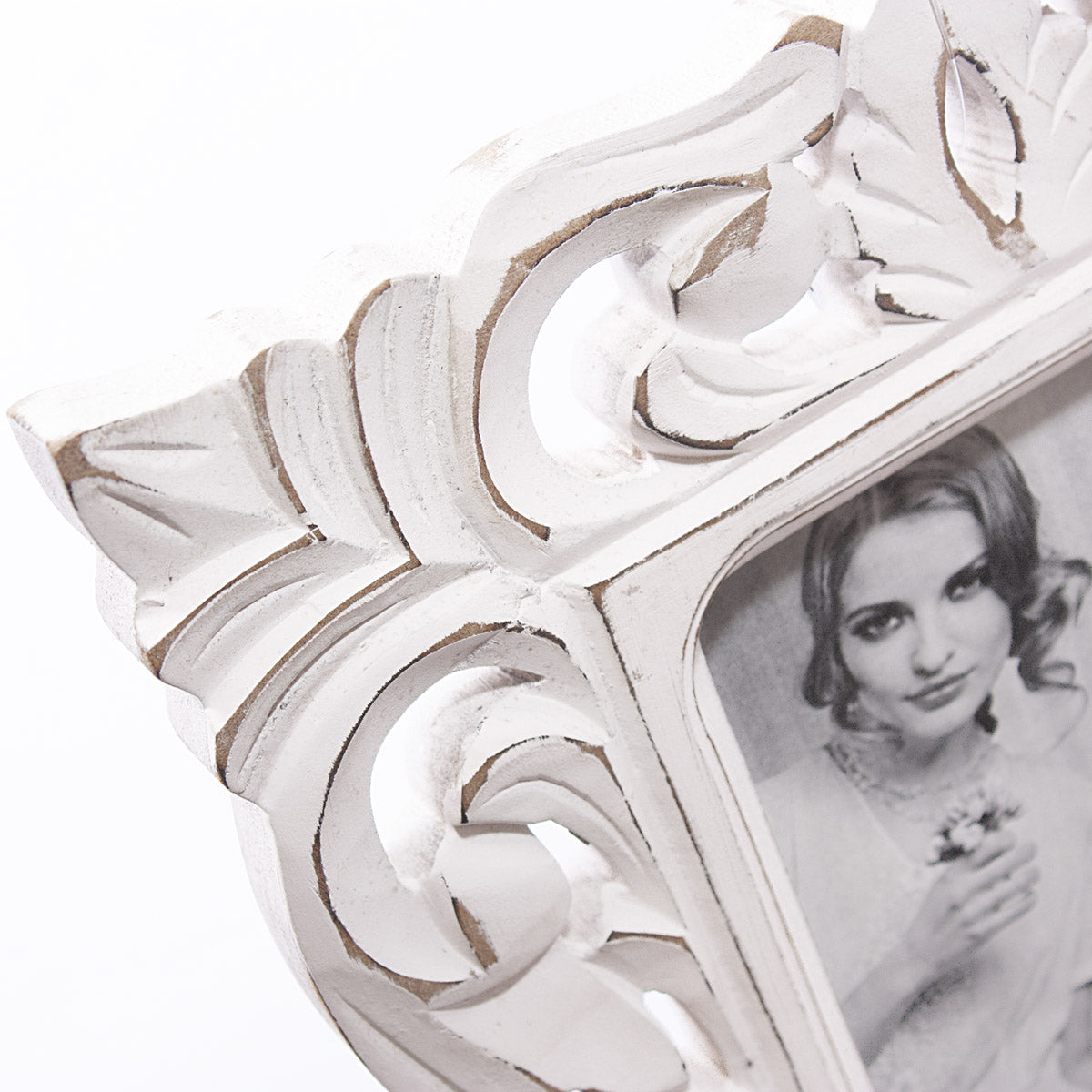 Portafoto in MDF sbiancato, 24x29 cm (kit da 3)