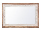 Specchio da parete in legno di mango bicolore, 80x3H120 cm