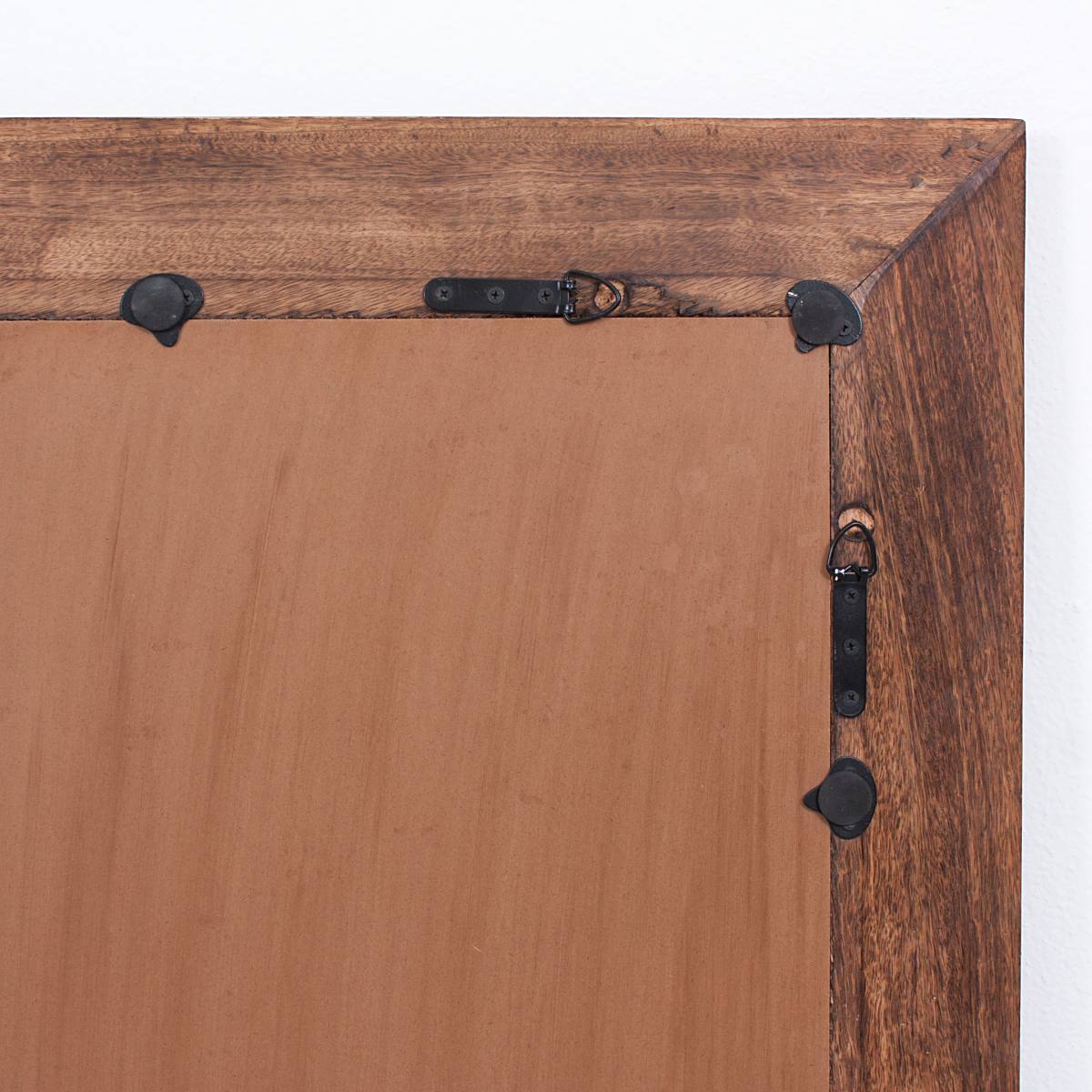 Specchio da parete in legno di mango bicolore, 80x3H120 cm