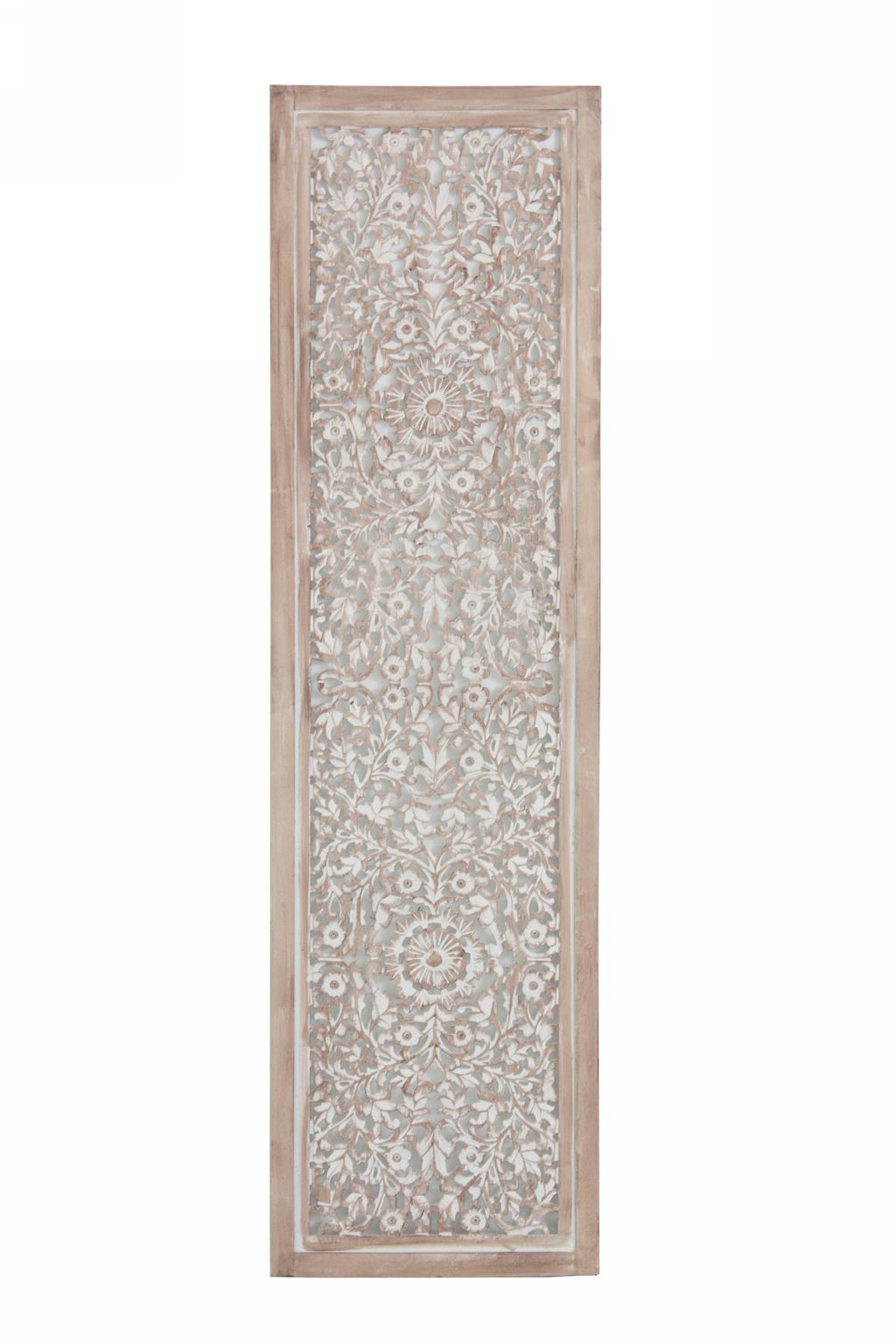 Pannello decorativo in MDF bianco, 180H50 cm