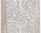 Pannello decorativo in MDF bianco, 180H50 cm