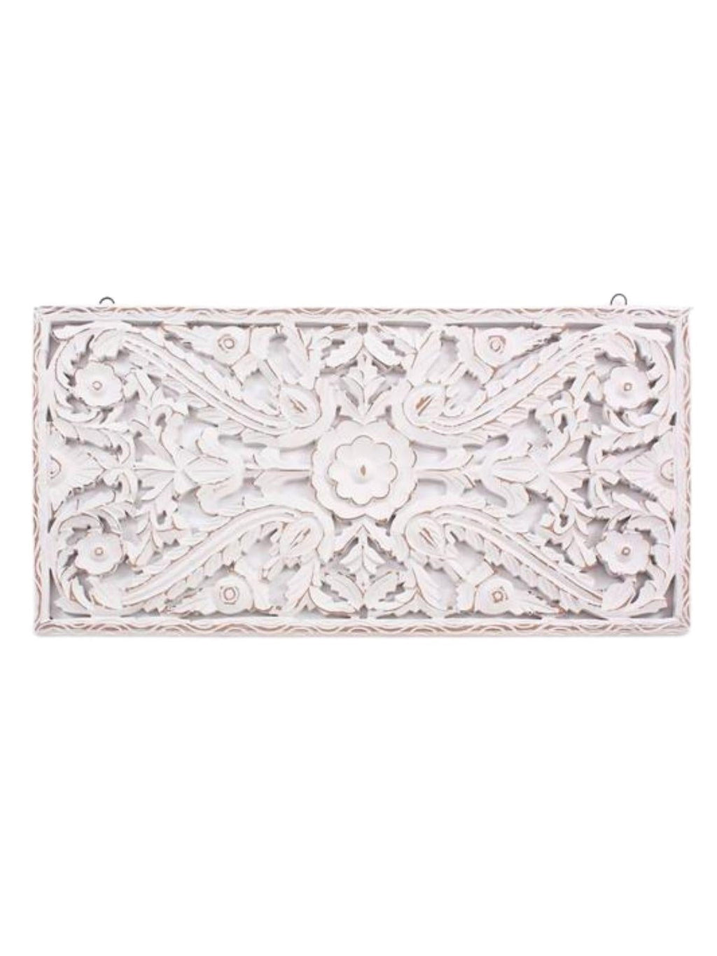 Pannello decorativo in mdf bianco, 80x2H40 cm