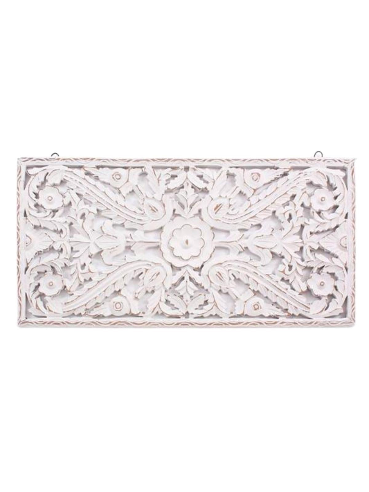 Pannello decorativo in mdf bianco, 80x2H40 cm
