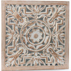 Pannello decorativo con specchio, 60x2H60 cm