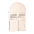 Specchio con finestra ad arco in abete, 60H99 cm