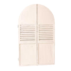 Specchio con finestra ad arco in abete, 60H99 cm