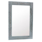 Specchio in abete azzurro, 65x2x97 cm