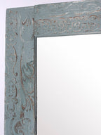 Specchio in abete azzurro, 65x2x97 cm