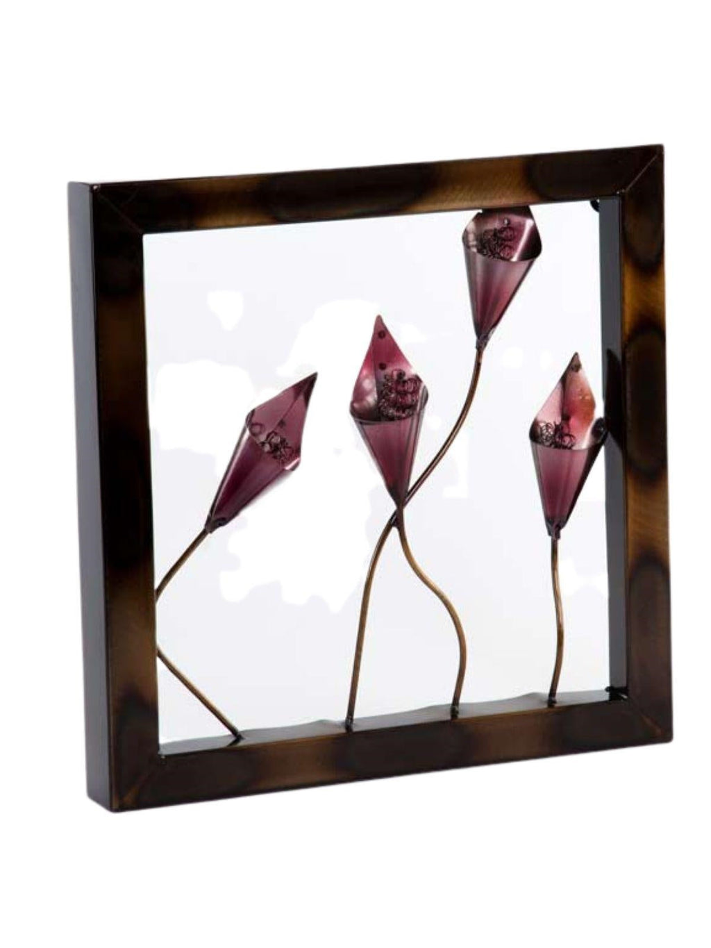 Pannello decorativo floreale, 30X30 cm (kit da 3)