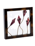 Pannello decorativo floreale, 30X30 cm (kit da 3)