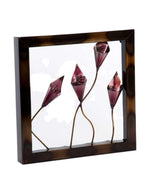 Pannello decorativo floreale, 30X30 cm (kit da 3)