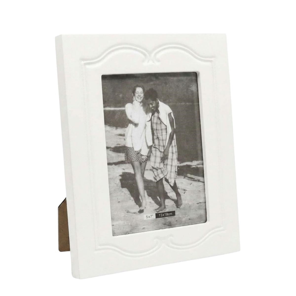 Portafoto Classic in mdf bianco, 20x25 cm (kit da 5)