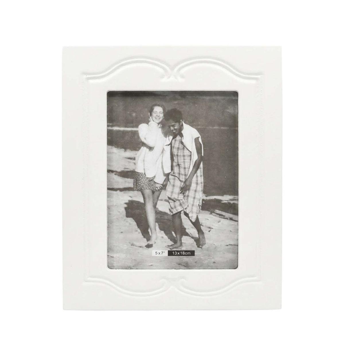 Portafoto Classic in mdf bianco, 20x25 cm (kit da 5)