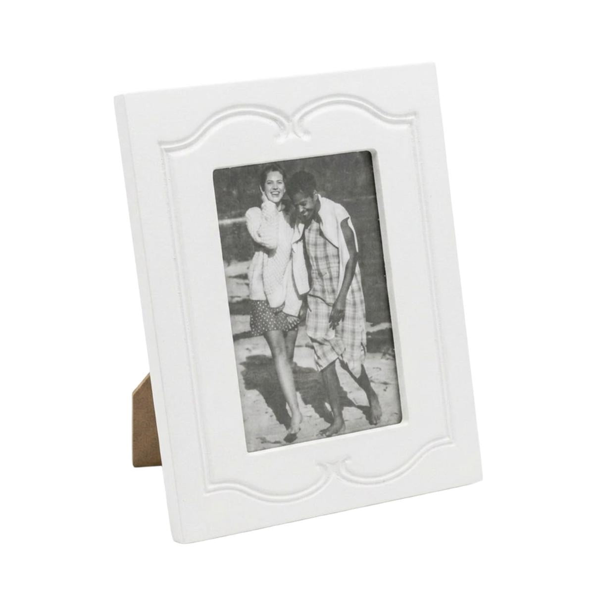 Portafoto Classic in mdf bianco, 17x22 cm (kit da 10)