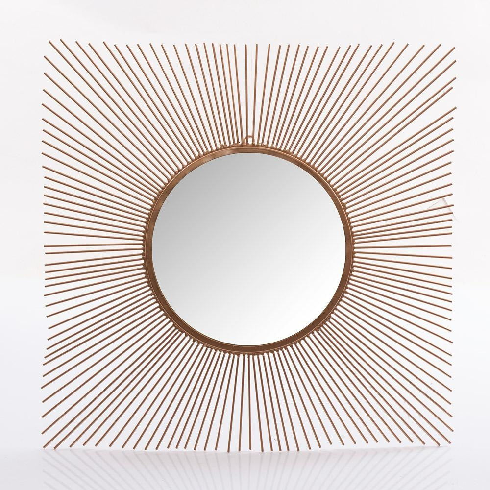 Specchio a raggiera, 66x66 cm