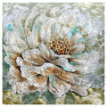 Quadro con fiori bianchi, 80x80 cm