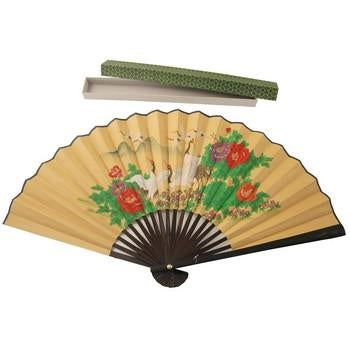 Ventaglio da muro con fiori e aironi, 90 cm (kit da 3)