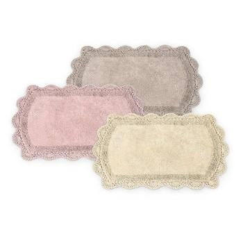 Set di 3 tappetini da bagno Brigitte assortiti, 55x85 cm