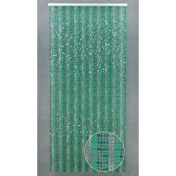 Tenda in plastica piatta leggera verde, 1x2,2 mt