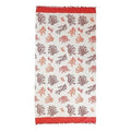 Telo mare con coralli rossi, 170x90 cm (kit da 3)